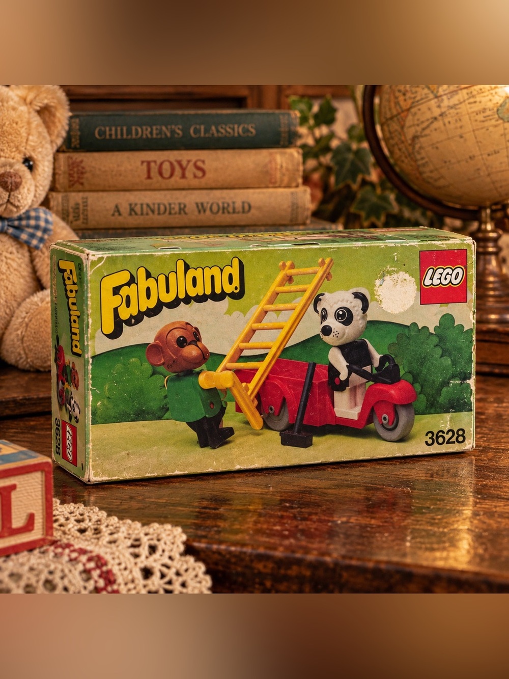 Vintage Lego Set 3628 Perry Panda & Chester Chimp Fabuland 1981 New